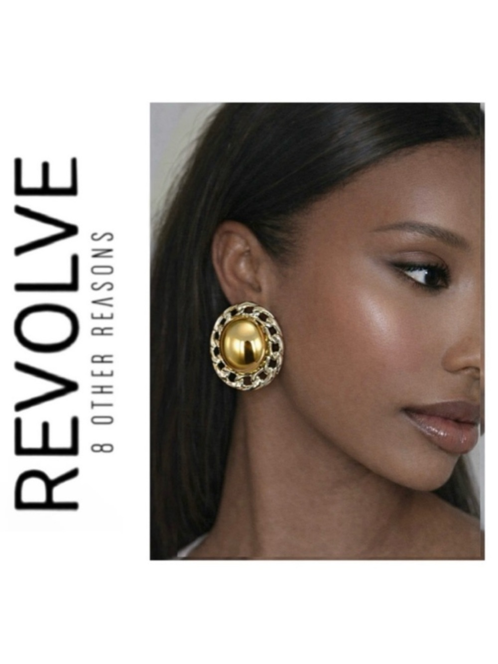 NWT Revolve x 8 Other Reasons Mixed Metal
Clip-On Earring